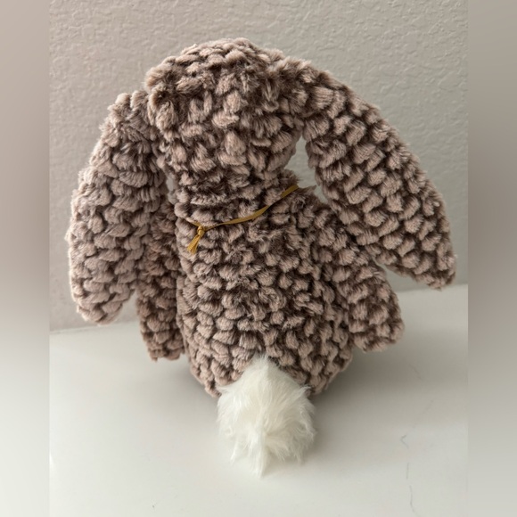 Authentic NWT Jellycat Bashful Luxe Bunny Pine Rare LAST ONE Gold Tag - Picture 4 of 16